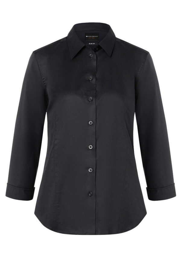 KARLOWSKY Damenbluse Active-Stretch mit 3/4-Ärmeln in Modern-Fit – Bild 2