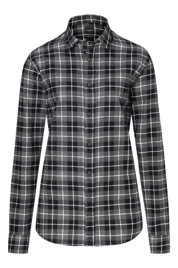 KARLOWSKY Damen Karobluse Urban-Flair – Bild 2
