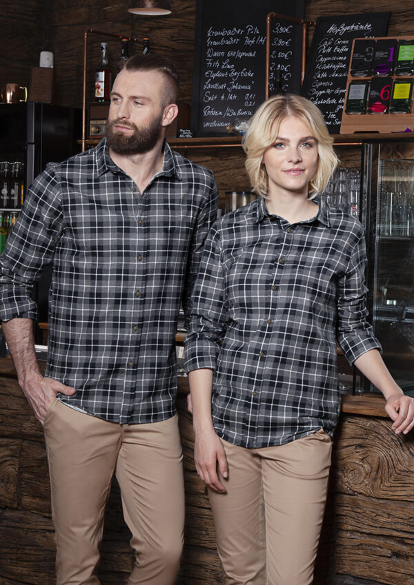 KARLOWSKY Damen Karobluse Urban-Flair – Bild 7