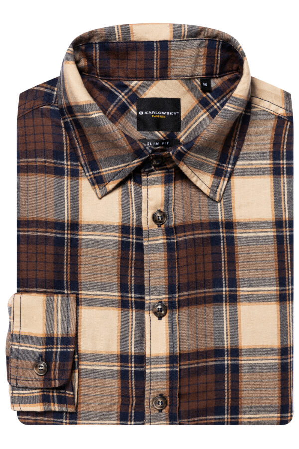 KARLOWSKY Herren Karohemd Urban-Trend – Bild 6