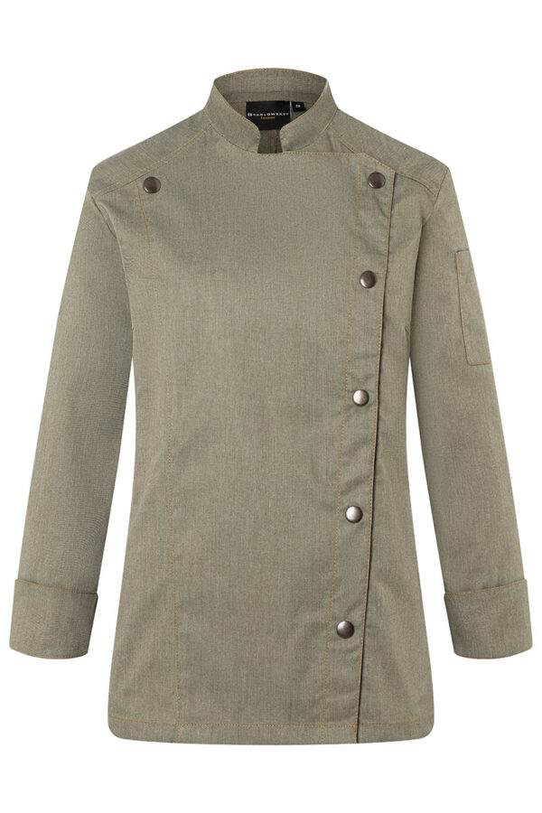 KARLOWSKY Damenkochjacke Jeans-Style – Bild 2