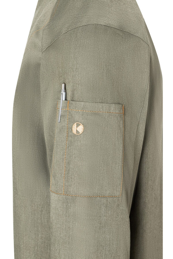KARLOWSKY Kochjacke Jeans-Style – Bild 6