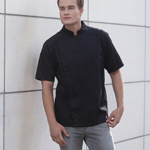 KARLOWSKY Kurzarm Kochjacke Modern-Look