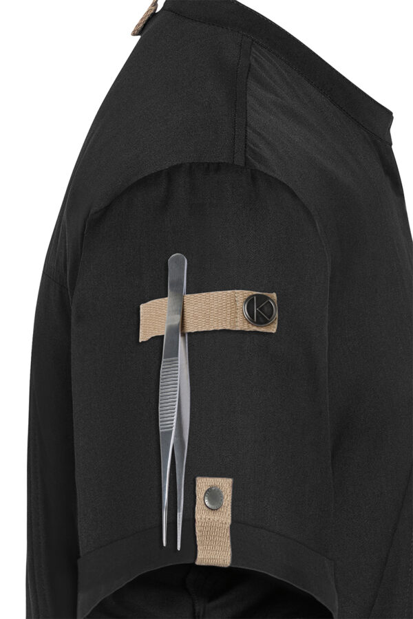 KARLOWSKY Kurzarm Kochjacke Green-Generation, aus nachhaltigem Material, 72% GRS Certified Recycled Polyester / 28% Conventional Cotton – Bild 10