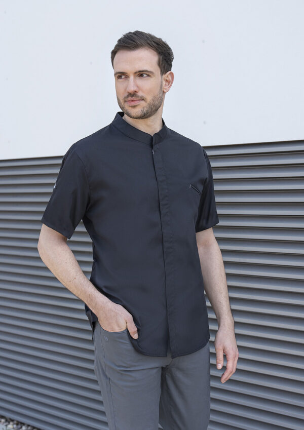 KARLOWSKY Kurzarm Kochjacke Modern-Touch