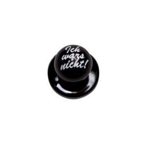 KARLOWSKY Kugelknöpfe Ich wars nicht!, 12 Stück / Pack