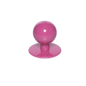 KARLOWSKY Kugelknöpfe Pink, 12 Stück / Pack