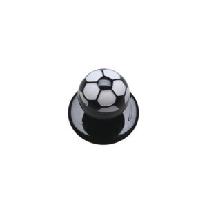 KARLOWSKY Kugelknöpfe Fußball, 12 Stück / Pack