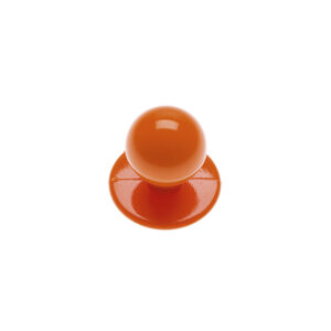 KARLOWSKY Kugelknöpfe Orange, 12 Stück / Pack