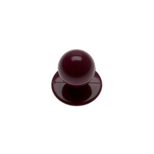 KARLOWSKY Kugelknöpfe Bordeaux, 12 Stück / Pack
