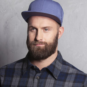 KARLOWSKY Flat Cap Jeans-Style