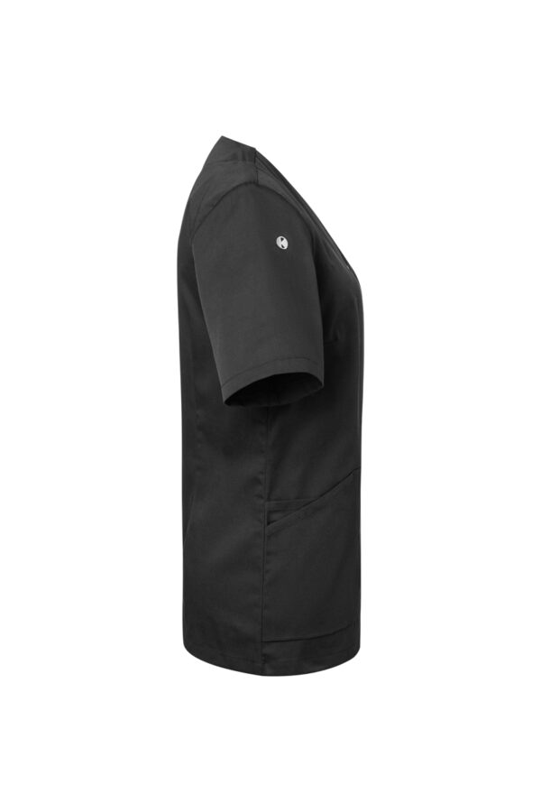 KARLOWSKY Kurzarm Damenkasack Essential, aus nachhaltigem Material, 65% GRS Certified Recycled Polyester / 35% Conventional Cotton – Bild 4