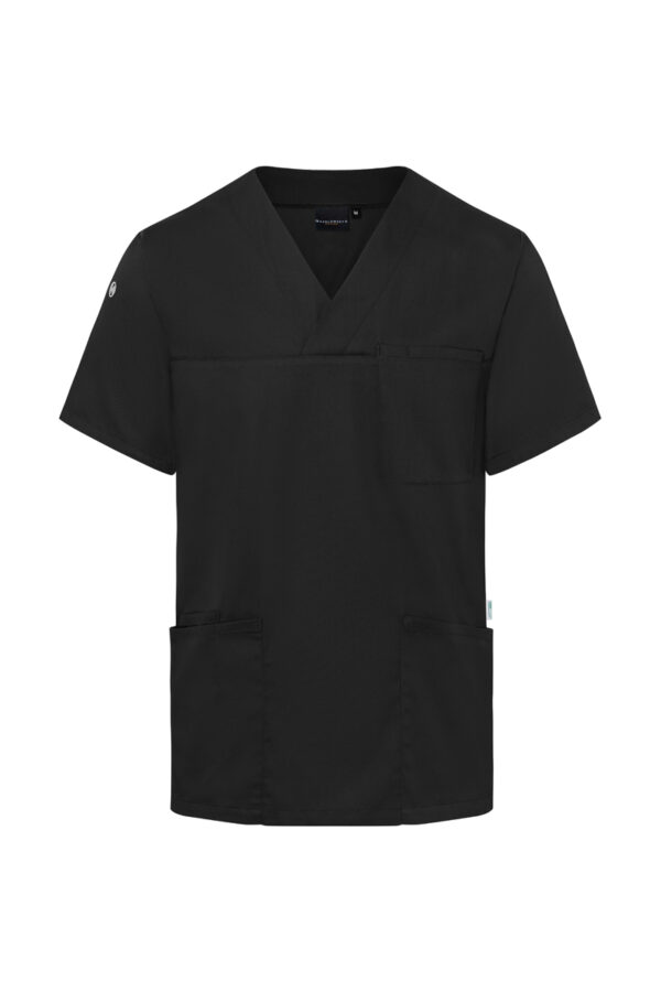 KARLOWSKY Kurzarm Herren-Schlupfkasack Essential, aus nachhaltigem Material, 65% GRS Certified Recycled Polyester / 35% Conventional Cotton
