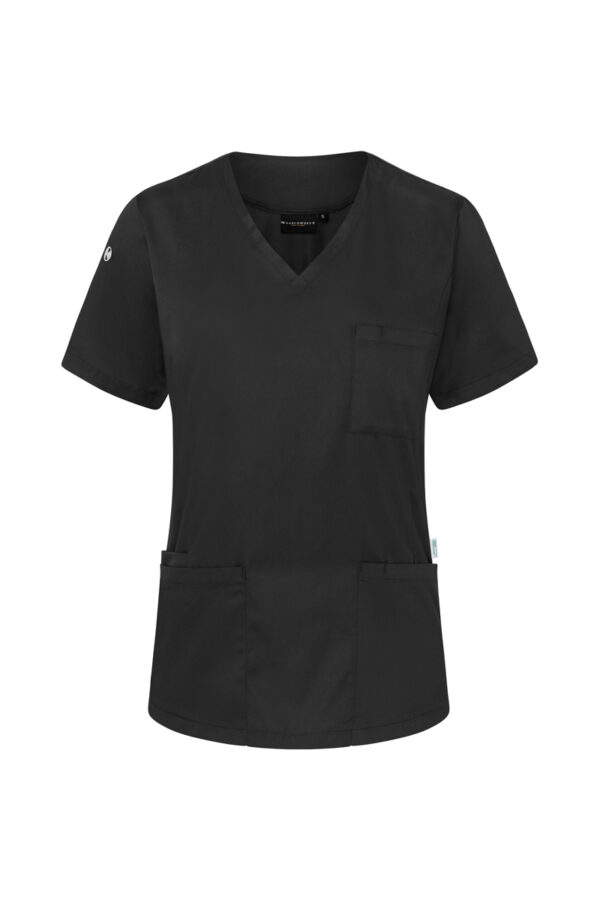 KARLOWSKY Kurzarm Damen-Schlupfkasack Essential, aus nachhaltigem Material, 65% GRS Certified Recycled Polyester / 35% Conventional Cotton