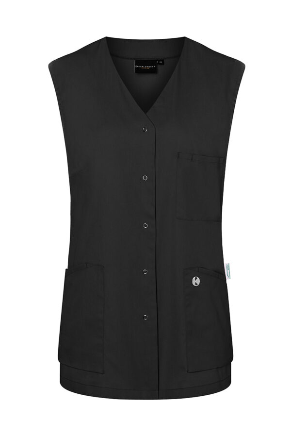 KARLOWSKY Ärmelloser Damenkasack Essential, aus nachhaltigem Material, 65% GRS Certified Recycled Polyester / 35% Conventional Cotton