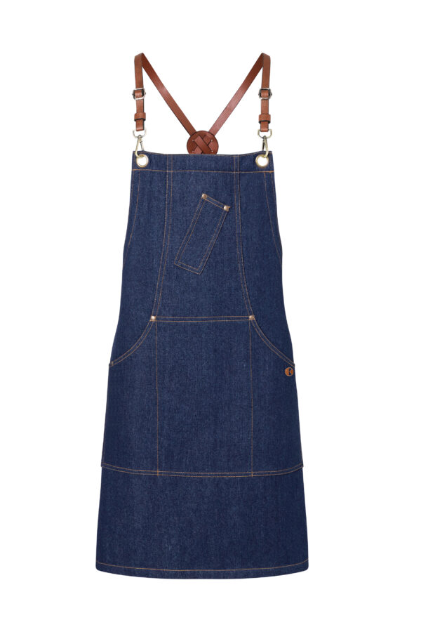 KARLOWSKY Latzschürze Denim X-Style – Bild 2