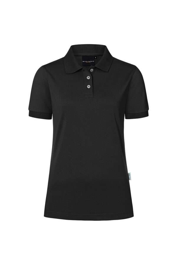 KARLOWSKY Damen Workwear Poloshirt Modern-Flair, aus nachhaltigem Material, 51% GRS Certified Recycled Polyester / 47% Conventional Cotton / 2% Conventional Elastane