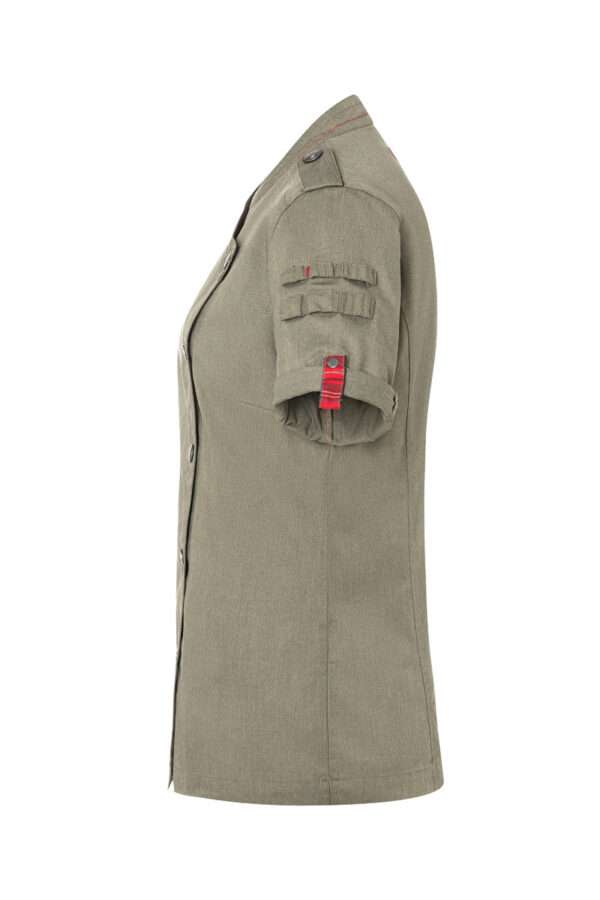 ROCK CHEF Kurzarm Damenkochjacke Denim-Style ROCK CHEF®-Stage2 – Bild 4