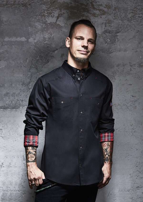 ROCK CHEF Kochhemd Button-Down ROCK CHEF®-Stage2