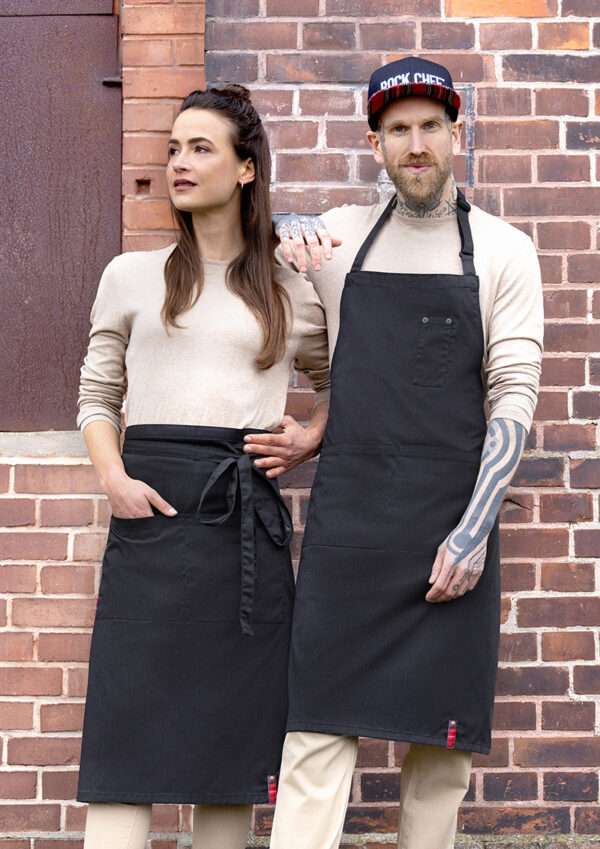 ROCK CHEF Latzschürze ROCK CHEF®-Stage2 mit Schnalle und Taschen – Bild 5