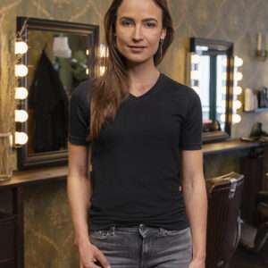 KARLOWSKY Damen Workwear T-Shirt Casual-Flair, aus nachhaltigem Material, 51% GRS Certified Recycled Polyester / 46% Conventional Cotton / 3% Conventional Elastane