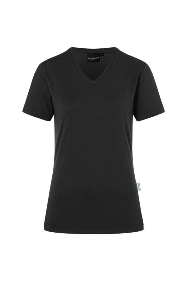 KARLOWSKY Damen Workwear T-Shirt Casual-Flair, aus nachhaltigem Material, 51% GRS Certified Recycled Polyester / 46% Conventional Cotton / 3% Conventional Elastane – Bild 2